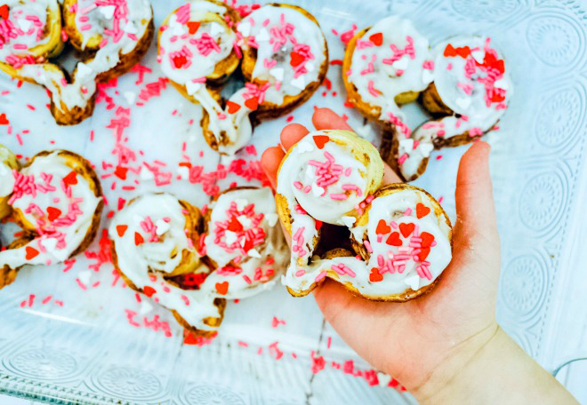 Trader Joe’s Cinnamon Roll Hack: Heart-Shaped Vegan Delights