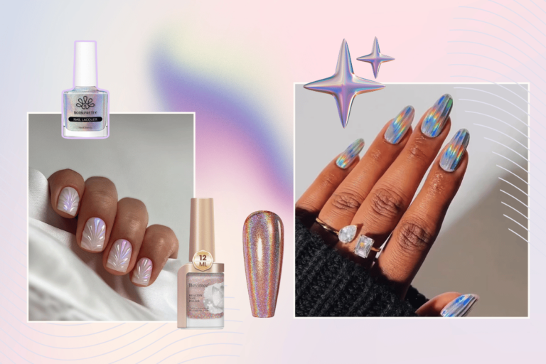 Top 10 Holographic Nail Polishes (+ Press On Nails) That Outshine Glitter