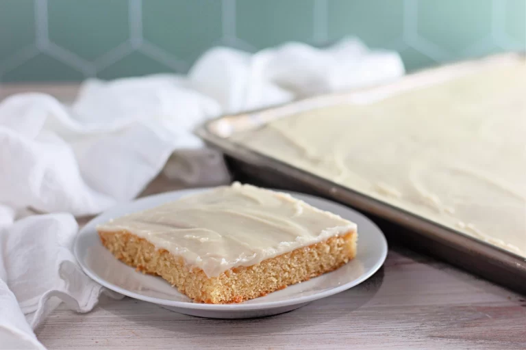 White Texas Sheet Cake Recipe